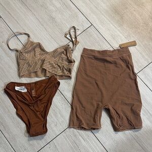 SKIMS Intimates Brown and Tan Bra Collection